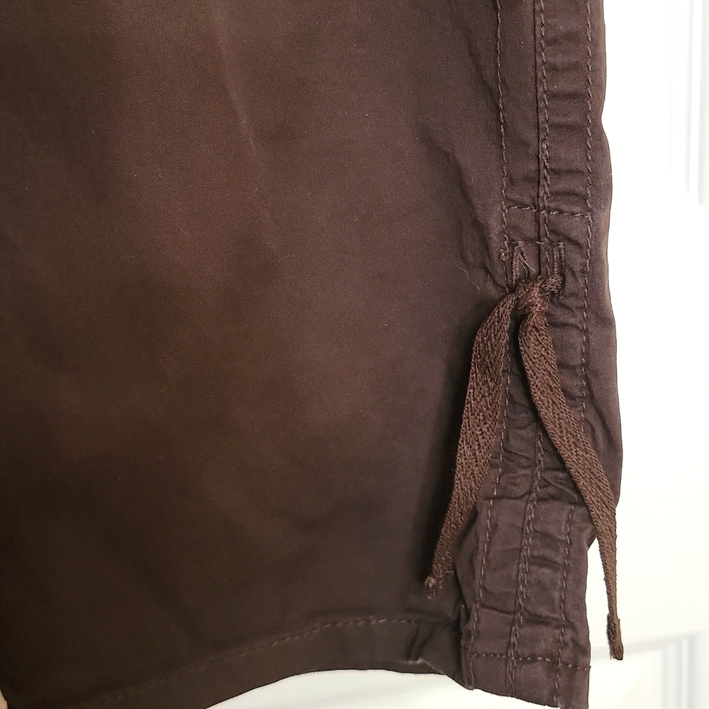 LEE Women's Easy Fit Capris Brown Stretch Denim Size 8 Medium - Picture 13 of 16